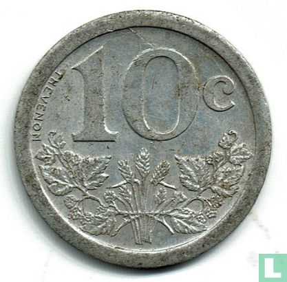 Fourmies et Trélon 10 centimes 1921 - Afbeelding 2