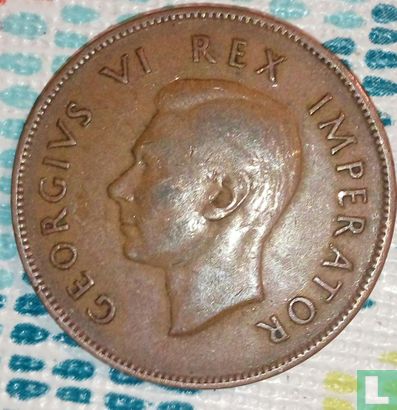 Afrique du Sud 1 penny 1942 (étoile proche du 2) - Image 2