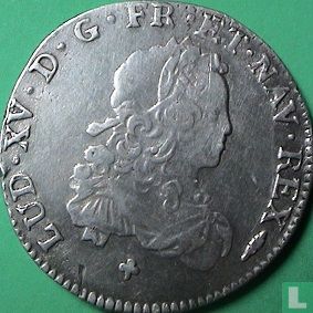France 1/3 ecu 1722 (X) - Image 2