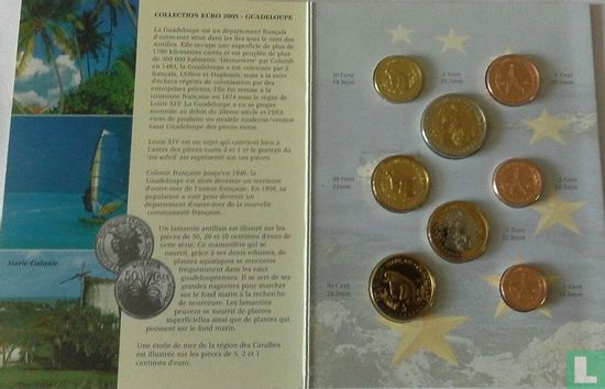 Guadeloupe euro proefset 2005 - Afbeelding 2