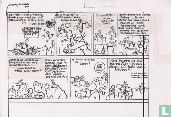 De Jager, Gerrit-5 Original sketches-Family Delaney-(1997) - Image 1
