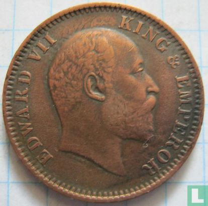 British India ¼ anna 1906 (copper) - Image 2