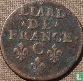 Frankreich 1 Liard 1657 (C) - Bild 2