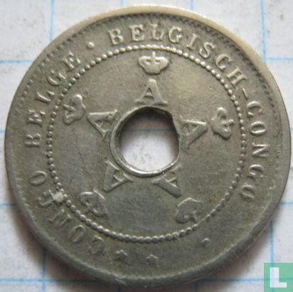 Congo belge 5 centimes 1911 - Image 2