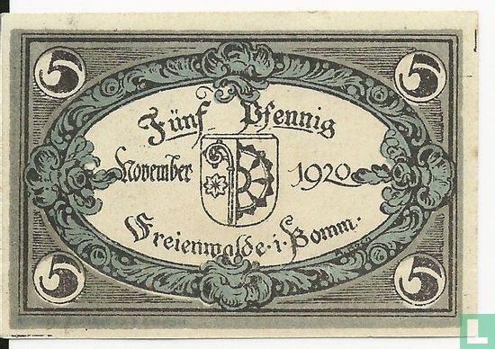 Freienwalde 5 Pfennig 1920 - Bild 2
