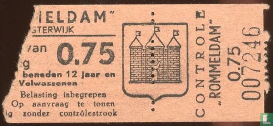 Entreekaart Rommeldam [fl 0,75] - Image 1
