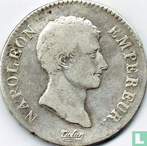 Frankrijk 2 francs AN 12 (A - NAPOLEON EMPEREUR) - Afbeelding 2