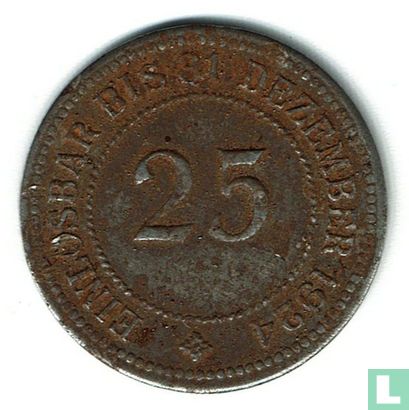 Anhalt 25 pfennig - Afbeelding 1