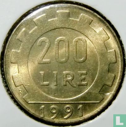 Italy 200 lire 1991 - Image 1