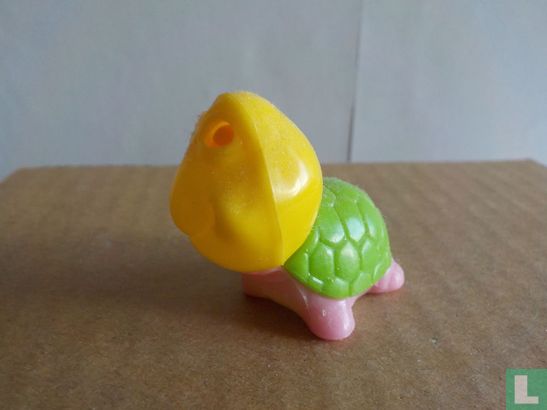 Schildpad (groen-geel-roze) - Afbeelding 1