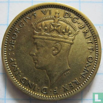 Afrique de l'Ouest britannique 6 pence 1947 - Image 2