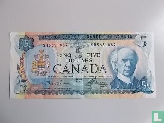Canada 5 dollar  - Afbeelding 1