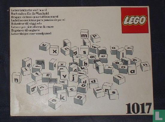 Lego 1017 Letter Bricks for Wall Board
