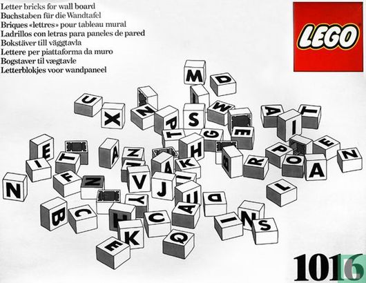 Lego 1016 Letter Bricks for Wall Board