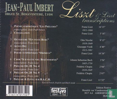 Liszt & Liszt transcriptions - Afbeelding 2