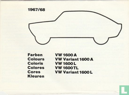 1967/68 VW 1600 A - Image 1