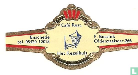 Café Rest. Het Kegelhuis - Enschede tel. 05420-12015 - F. Bossink Oldenzaalsetr. 266 - Bild 1