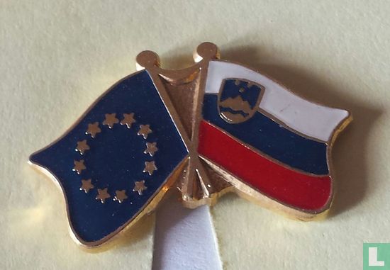 Vlag EU-Slovenië