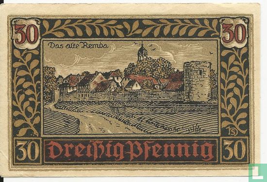 Remda i. Do, Stadt - 30 Pfennig 1921 - Bild 2