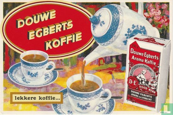 Showkaart  D-E koffie - Afbeelding 1