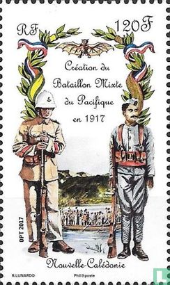 Creation of the Pacific Mixed Battalion in 1917