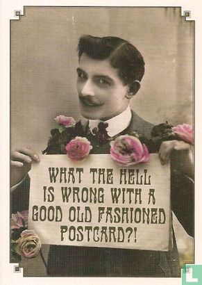 B170121 - What the hell is wrong with a good old fashioned postcard? - Image 1