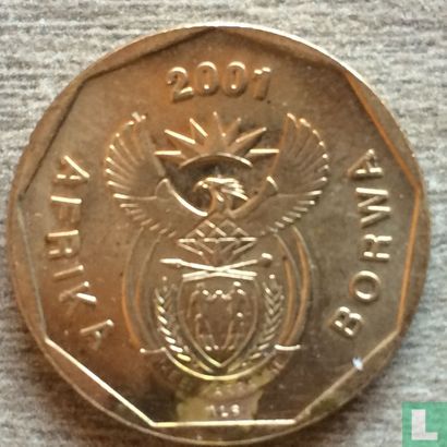 Afrique du Sud 50 cents 2001 - Image 1