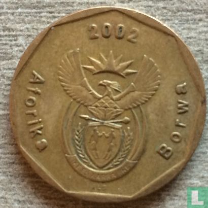 Afrique du Sud 50 cents 2002 - Image 1