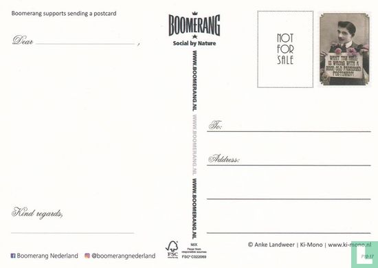 B170121 - What the hell is wrong with a good old fashioned postcard? - Afbeelding 2