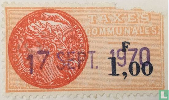 France - Taxe communale (1,00)