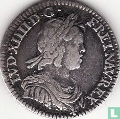 Frankrijk 1/12 écu 1644 (A - punt) - Afbeelding 2
