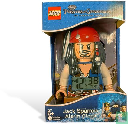 Lego 5000144 Digital Clock, PotC Jack Sparrow Figure Alarm Clock