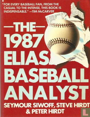 The 1987 Elias baseball analyst - Afbeelding 1