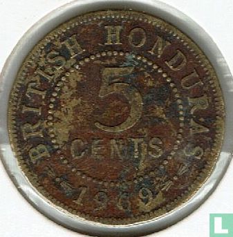 British Honduras 5 cents 1969 - Image 1