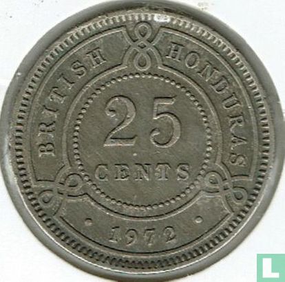 British Honduras 25 cents 1972 - Image 1