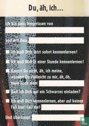 01025 - Das Schwarze "Du, äh, ich..." - Image 1
