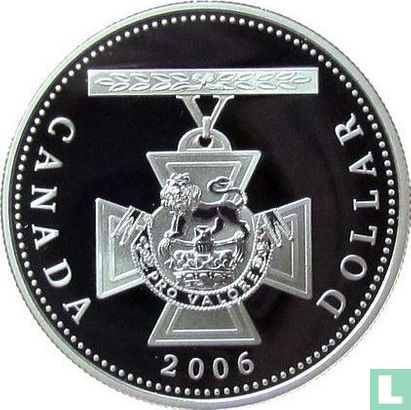 Canada 1 dollar 2006 (PROOF - colourless) "150th anniversary Creation of the Victoria Cross" - Image 1