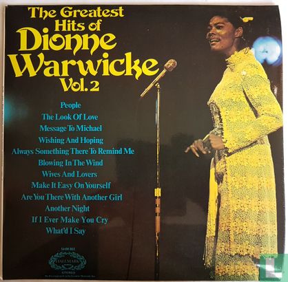 The Greatest hits of Dionne Warwicke vol.2 - Image 1