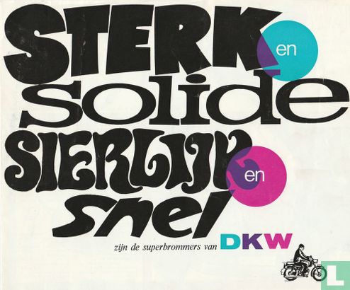 Sterk en solide sierlijk en snel zijn de superbrommers van DKW - Afbeelding 1