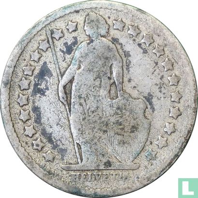 Suisse ½ franc 1875 - Image 2