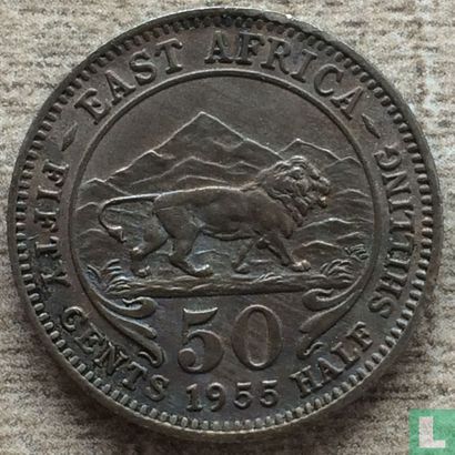 Afrique de l'Est 50 cents 1955 (H) - Image 1