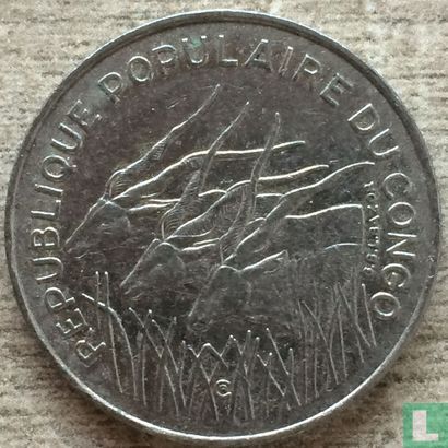 Congo-Brazzaville 100 francs 1990 - Afbeelding 2