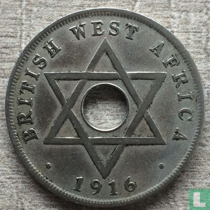British West Africa 1 penny 1916 - Image 1