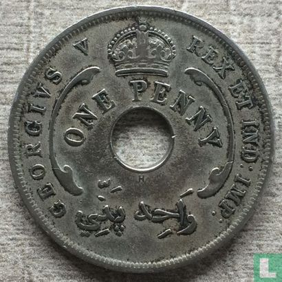 Afrique de l'Ouest britannique 1 penny 1916 - Image 2