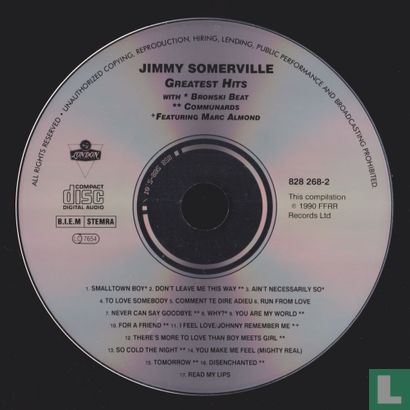 Jimmy Somerville The singles Collection 1984/1990 - Image 3