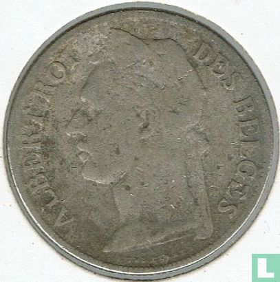 Belgian Congo 1 franc 1920 (FRA) - Image 2