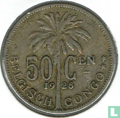 Belgisch-Congo 50 centimes 1925 (NLD - 1925/24) - Afbeelding 1