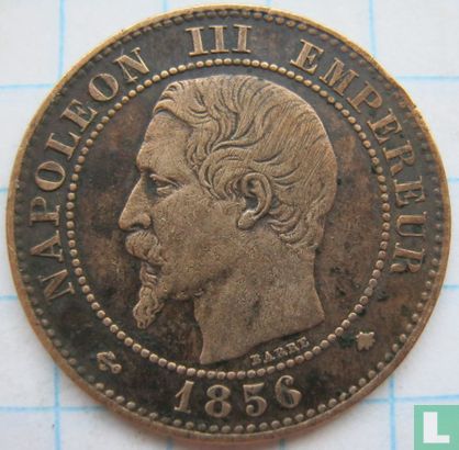 France 2 centimes 1856 (BB) - Image 1