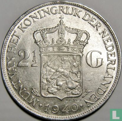Netherlands 2½ gulden 1940 - Image 1