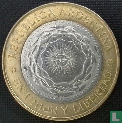 Argentinien 2 Peso 2015 - Bild 2